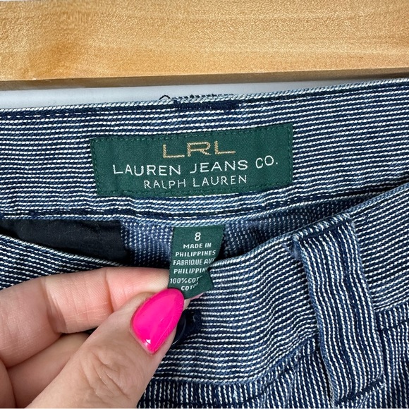 Lauren Ralph Lauren Jeans Company pinstriped jeans/pants size 8 - Picture 4 of 4